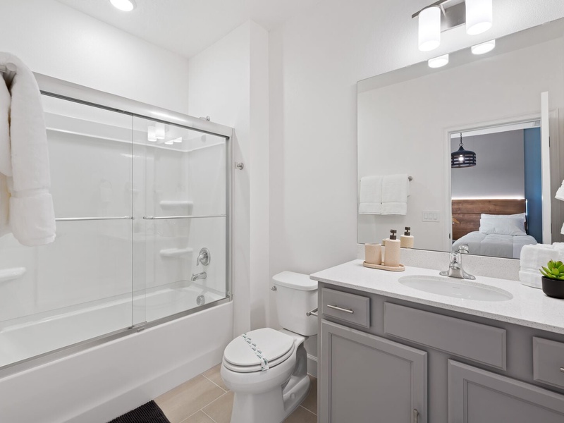 Beautiful, high-quality bathrooms with elegant finishes, designed for comfort and convenience.
