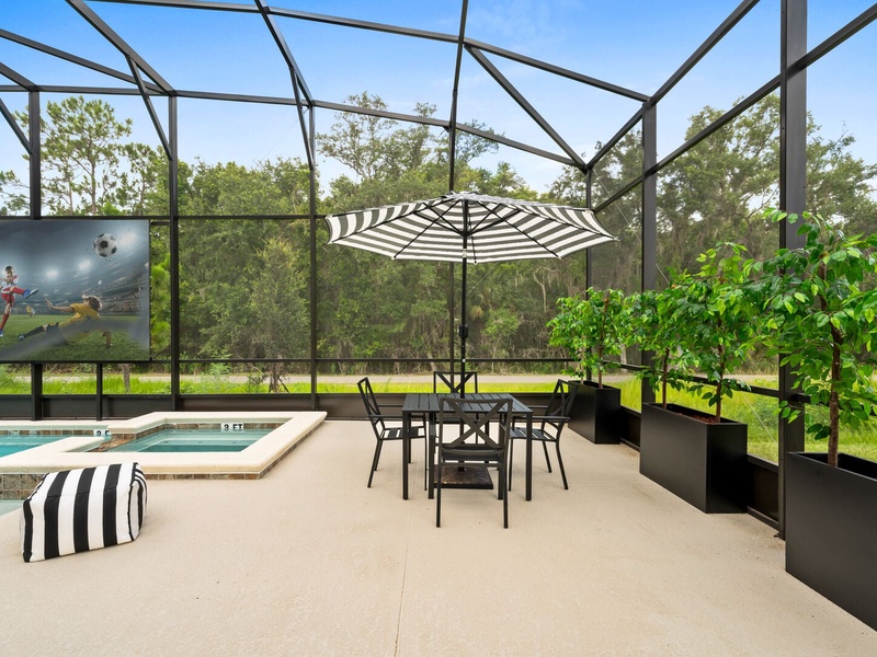 Enjoy the Florida sun outside by the pool!