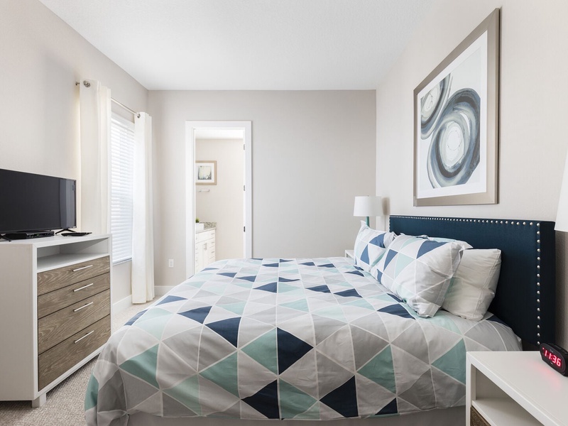 Rest in our High Quality beds, right after a long day in the parks!