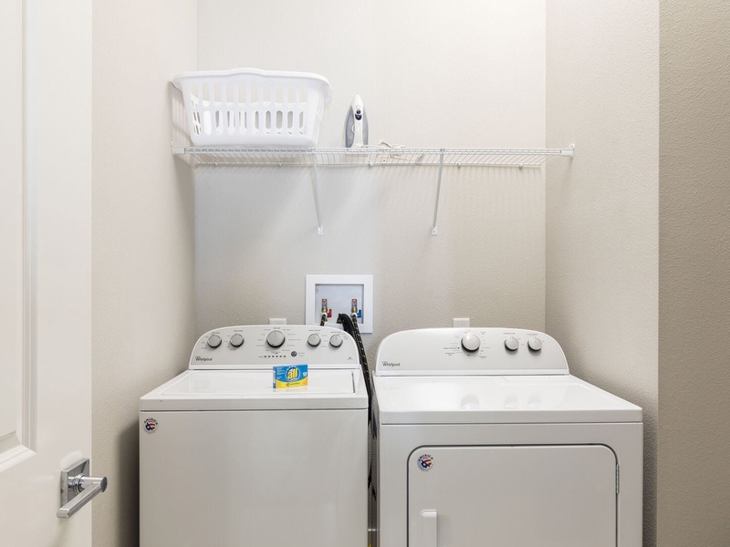 Need to wash? You have it all inside the home!