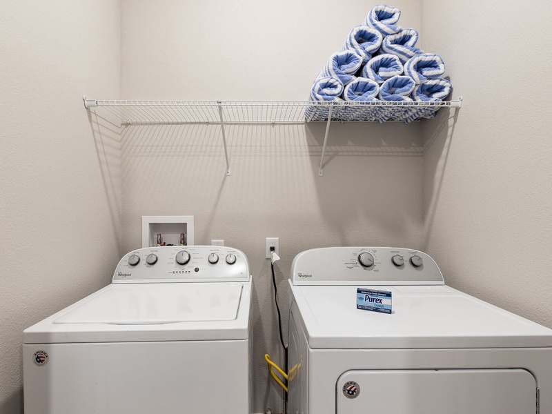 Need to wash? You have it all inside the home!