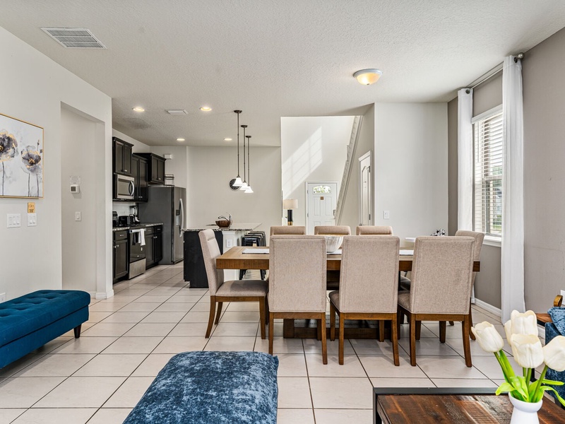 The house features open-concept spaces, perfect for enjoying with family.