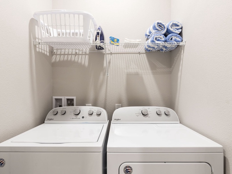 Need to wash? You have it all inside the home!
