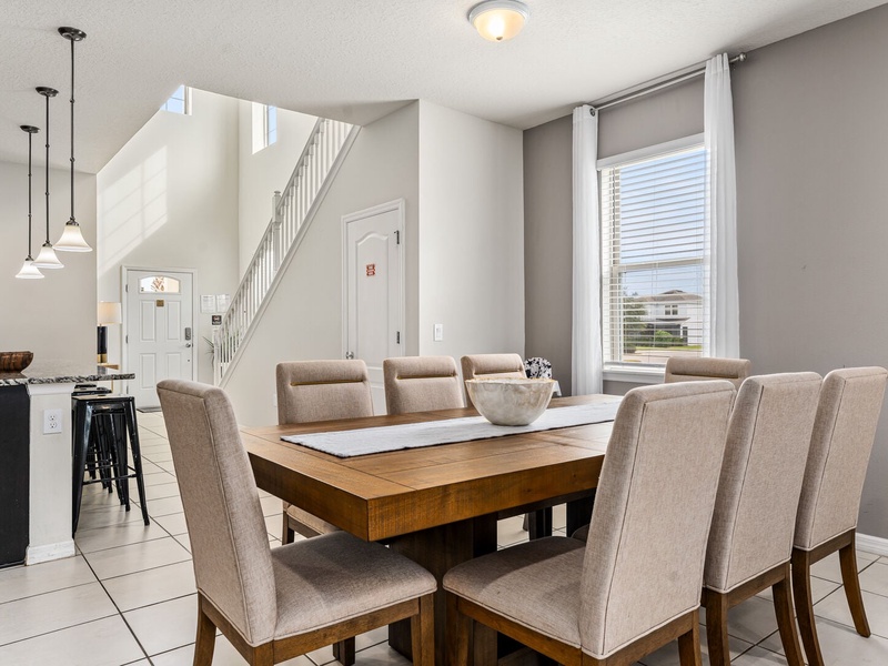 The house features open-concept spaces, perfect for enjoying with family.