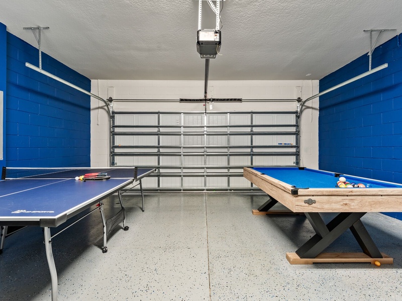 In need of more entertainment? How about a game of pool or a round of ping pong?