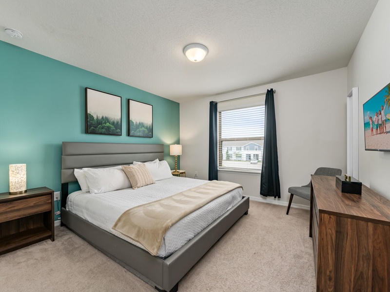 Rest in our high-quality beds after a long day at the parks.