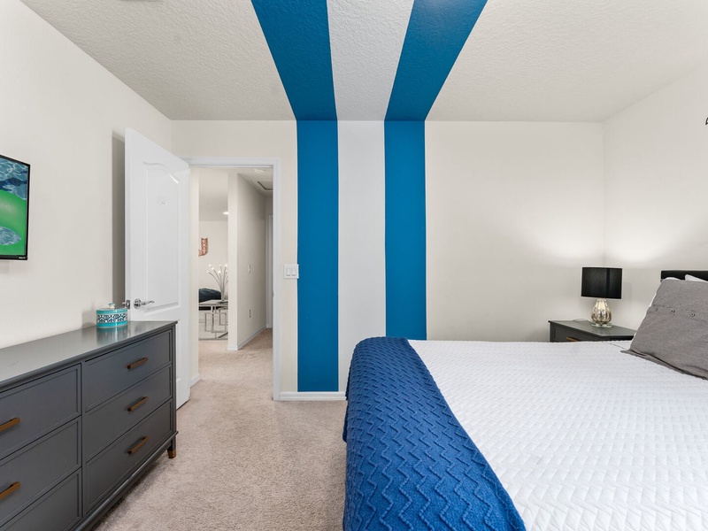 Each bedroom is equipped with its own TV, ensuring comfort for everyone.