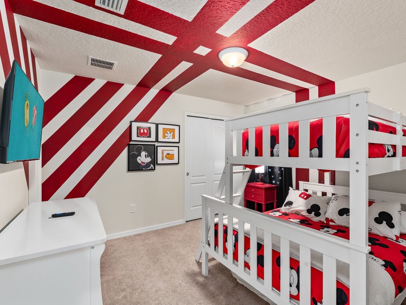 Each bedroom is equipped with its own TV, ensuring comfort for everyone.