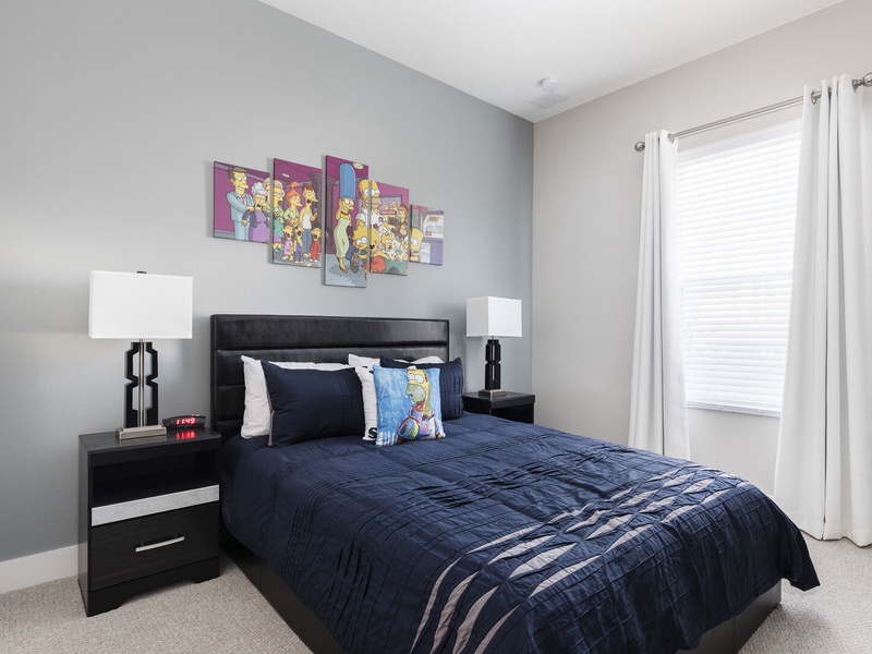 Rest in our High Quality beds, right after a long day in the parks!