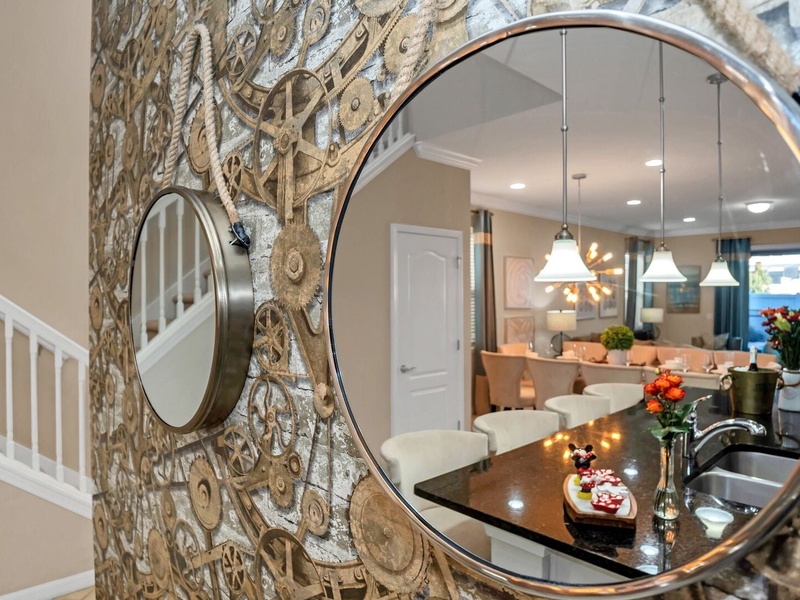 Tasteful decor!
