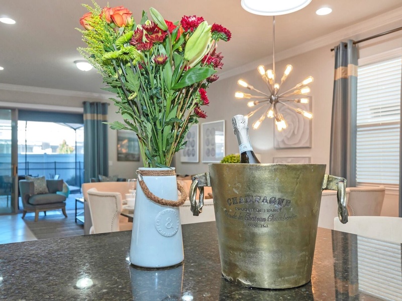 Tasteful decor!