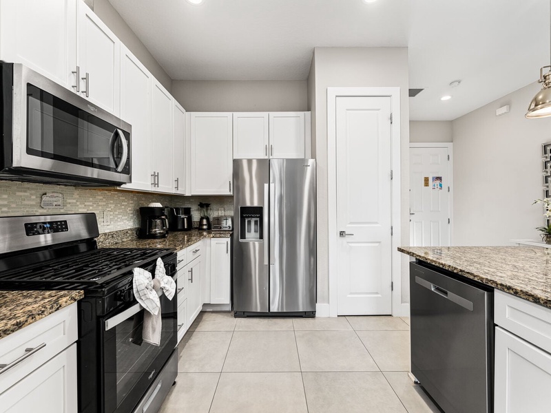 Our kitchens are fully-equipped with all the necessary appliances you'll need to prepare your meals.