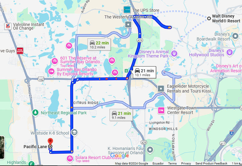 Located a 20-minute drive from Orlando's most popular attractions.