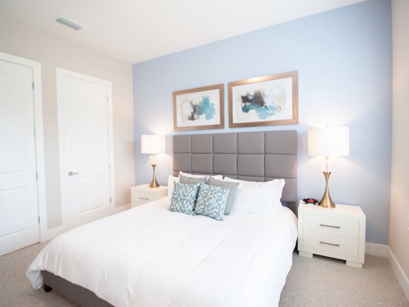 Rest in our High Quality beds, right after a long day in the parks!