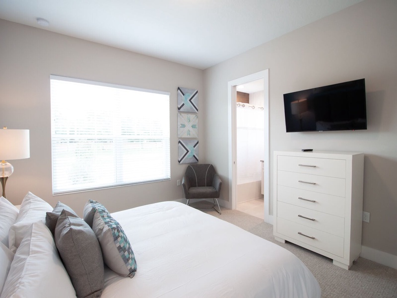 Rest in our High Quality beds, right after a long day in the parks!