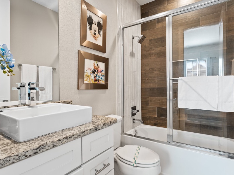 Beautiful high quality bathrooms.