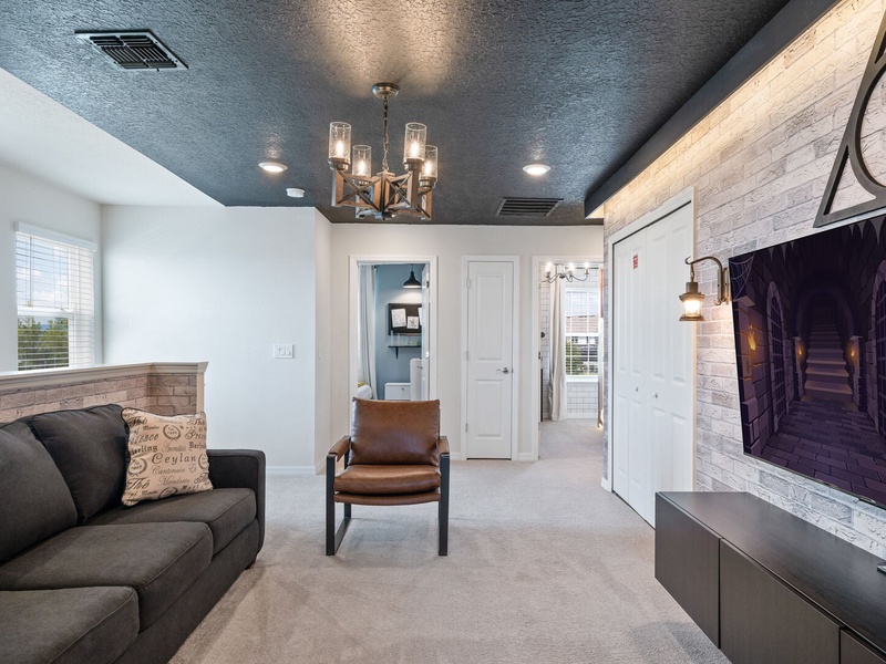 Perfect for enjoying cozy movie nights  after a long day at the parks.