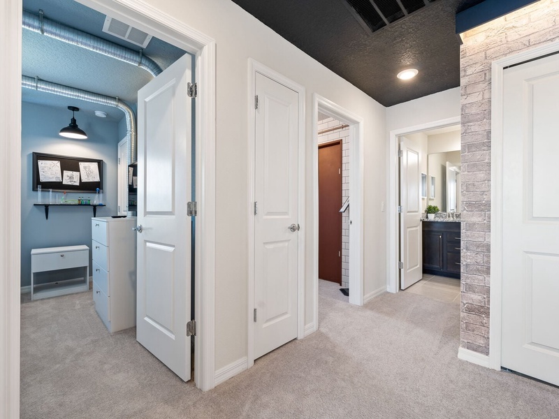 The rest of the bedrooms are located on the second floor.