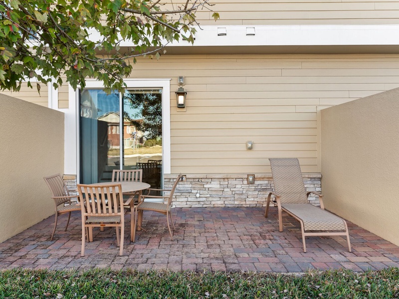 Featuring outdoor furniture for morning coffee and comfortable sun lounges perfect for relaxation.