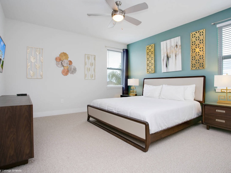 Rest in our High Quality beds, right after a long day in the parks!