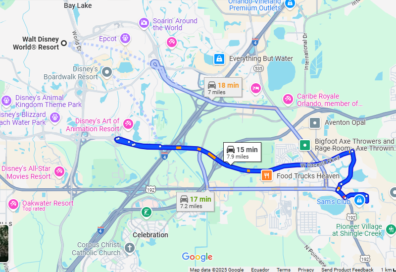 Located just a 15 minute drive from Orlando's most popular theme parks!