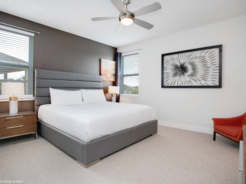 Rest in our High Quality beds, right after a long day in the parks!