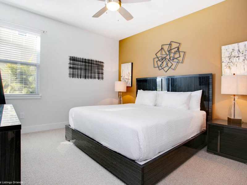 Rest in our High Quality beds, right after a long day in the parks!