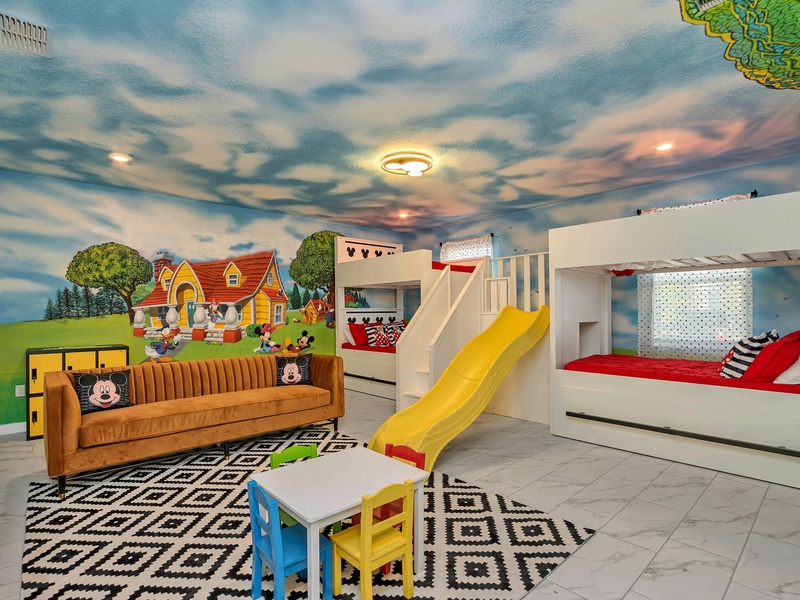 Going to sleep was never so fun in our amazing children's room!