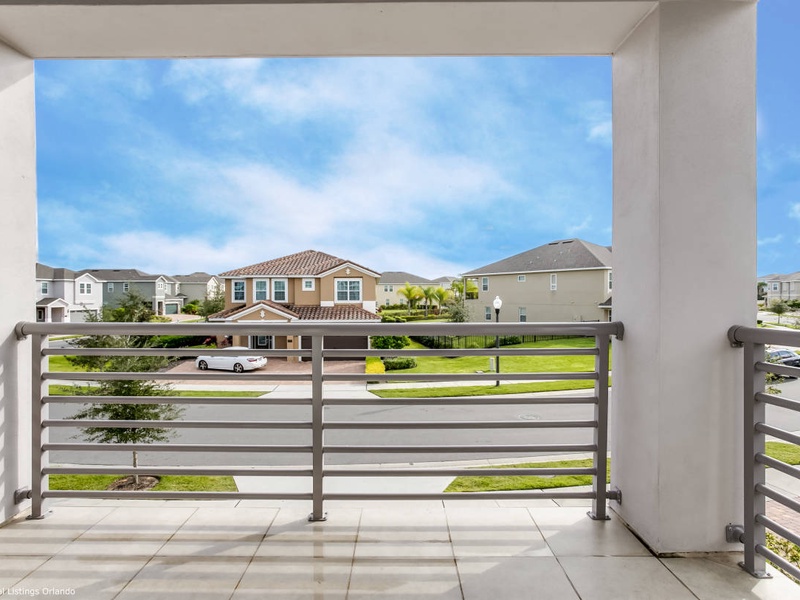 You will also get a full view of the community from the house's balcony.