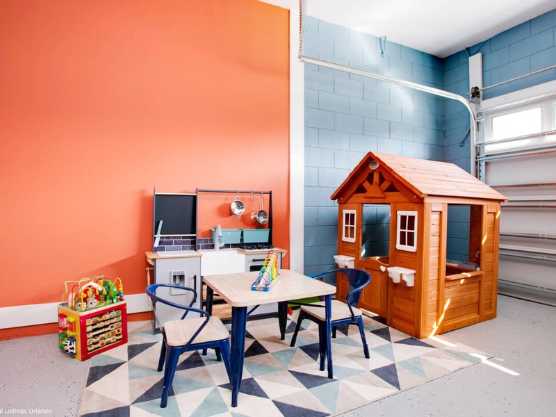 There is also a space dedicated to the little ones in our game room!