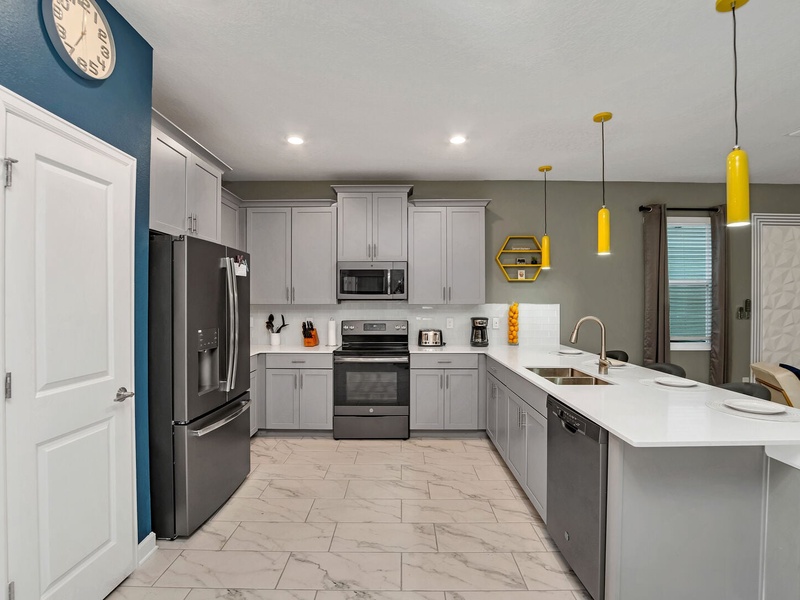 Fully-equipped kitchens with all the appliances you may need to prepare your meals for the day.
