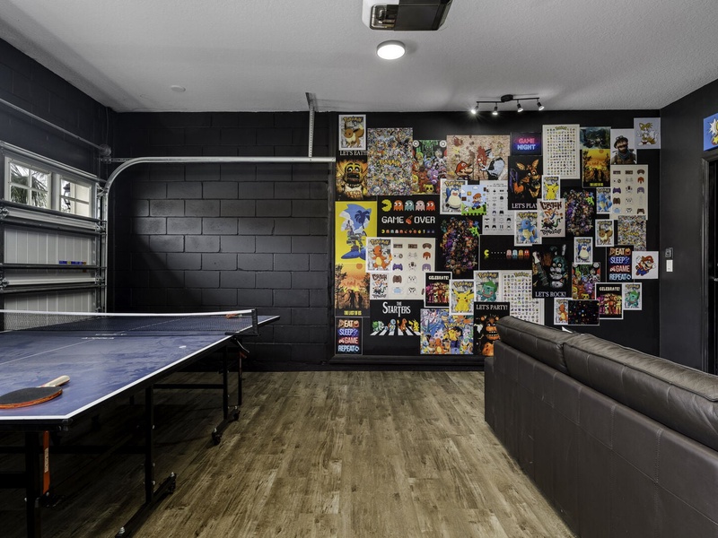 Want to stay in? Our game room features a game console, ping pong table, foosball table and an arcade backetball game.