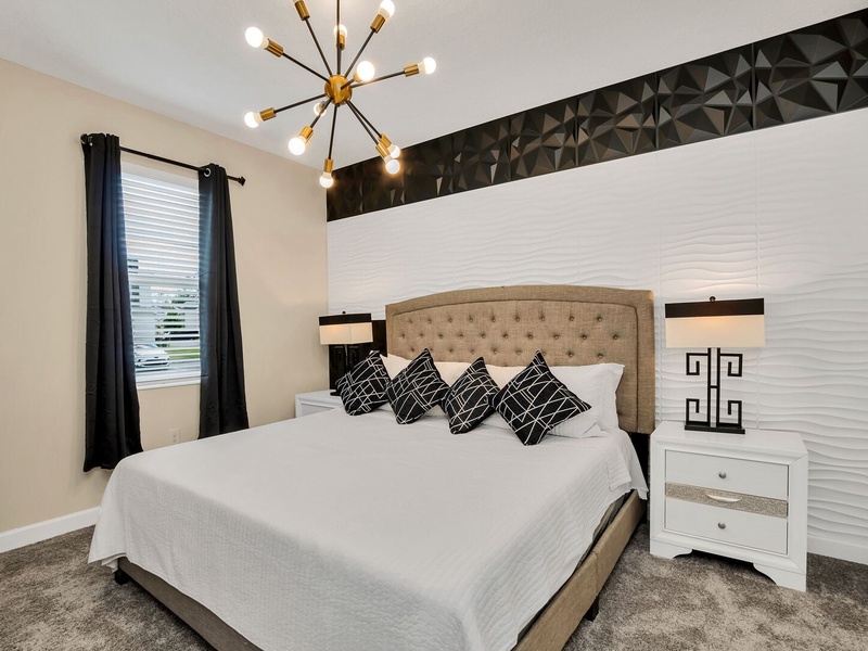 Rest in our High Quality beds after a long day in the parks!
