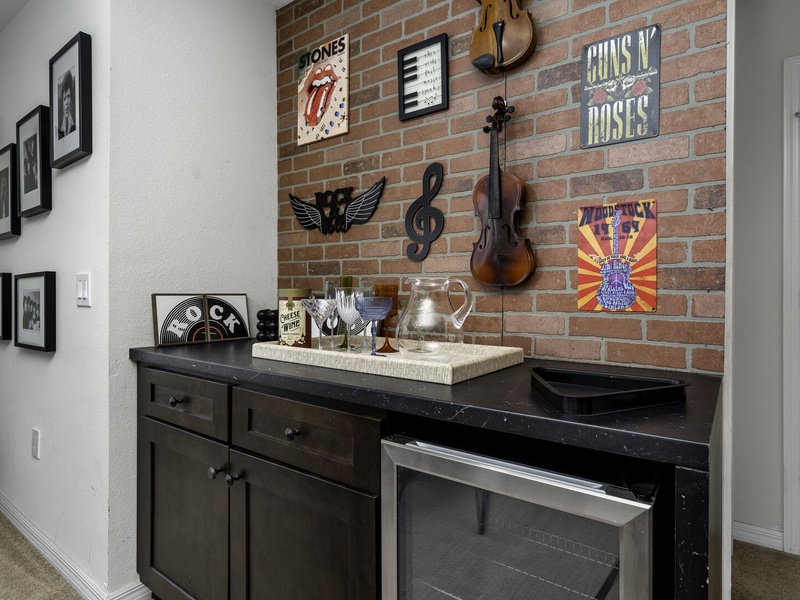 Featuring a mini bar for your convenience.