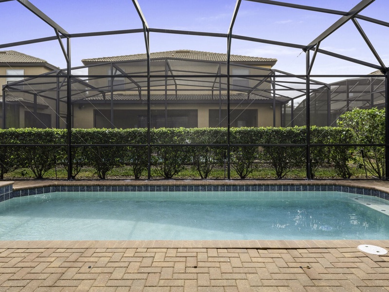 After a long day at the parks, relax by the pool in our beautiful outdoor area.