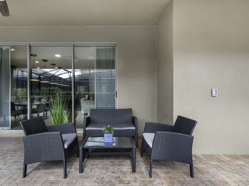 With the ideal outdoor space for al fresco meals and entertainment.