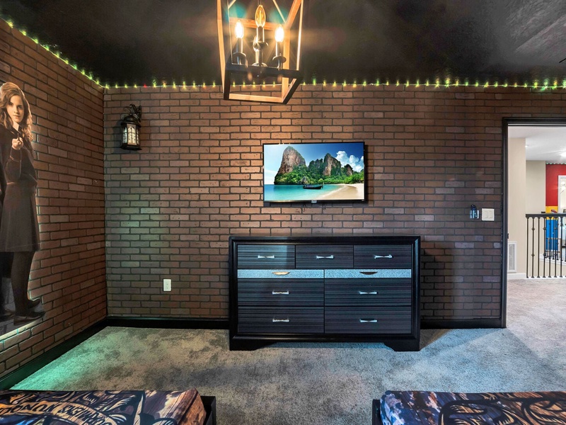 Each bedroom comes with its own TV.