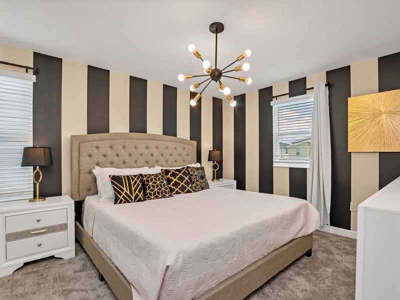 Rest in our High Quality beds after a long day in the parks!