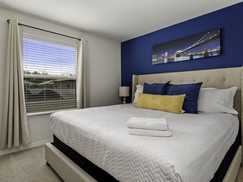 Rest in our high quality beds after a long day at the parks.
