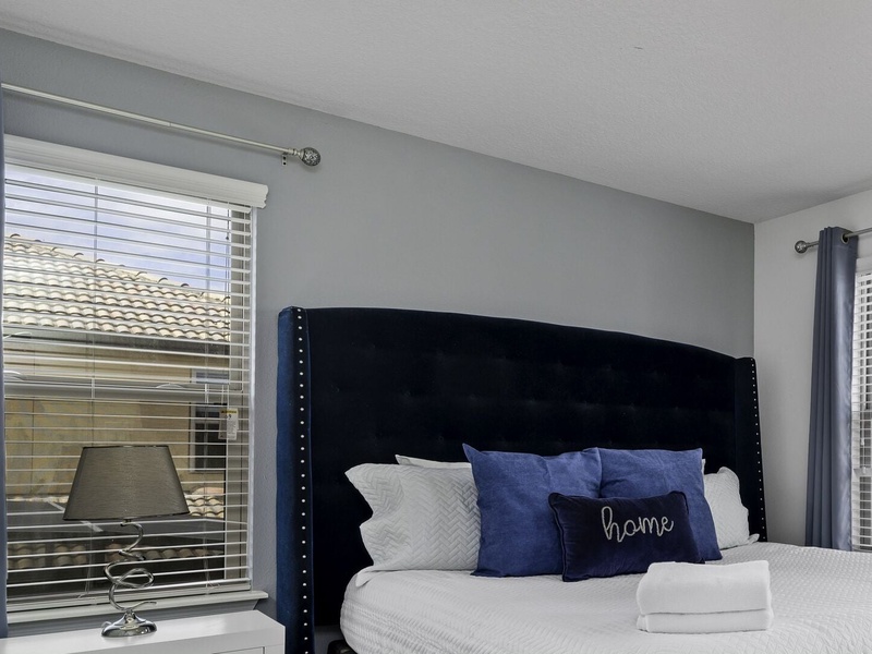 Rest in our high quality beds after a long day at the parks.