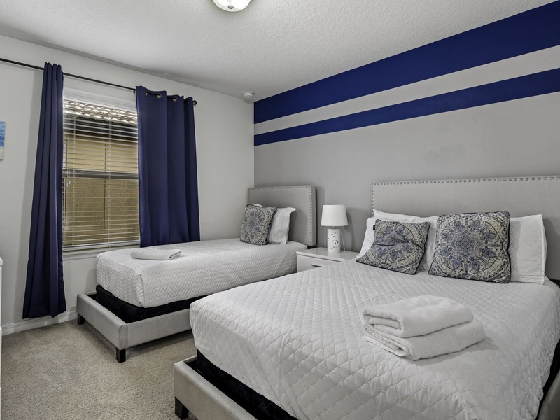 Rest in our high quality beds after a long day at the parks.