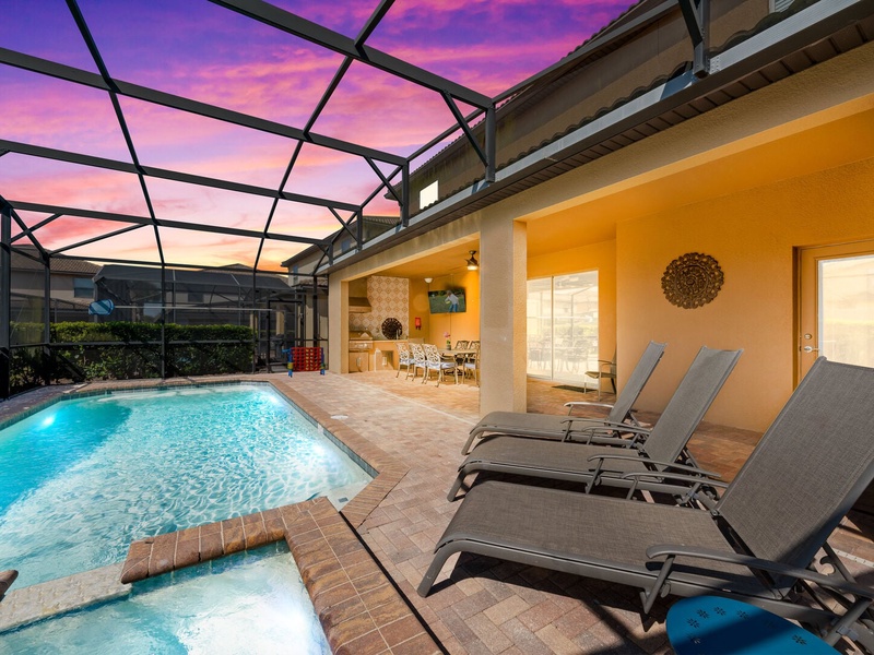 With the ideal outdoor space for al fresco meals and entertainment.