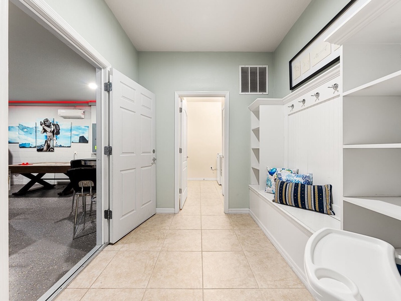 During your stay, there will be plenty of space for storage.