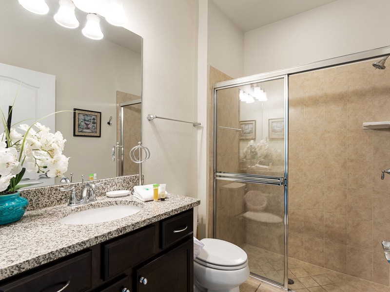Full private bathroom.