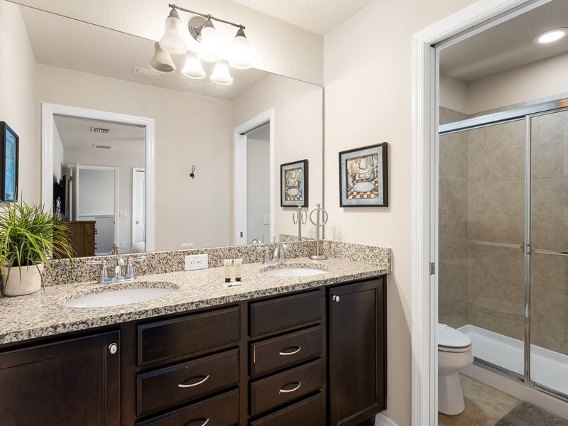 Full private bathroom.