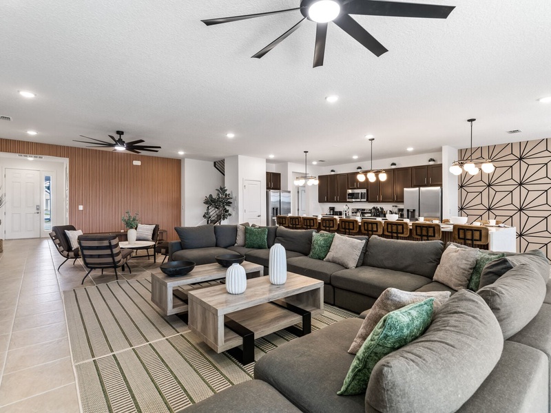 Spacious living areas for you to enjoy with your family and friends.
