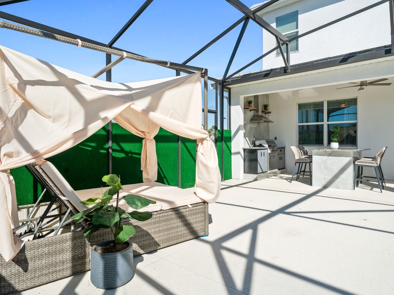 Perfect space for evening conversations or a quiet moment under the stars.