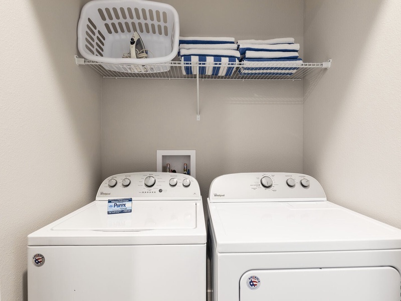Need to wash? You have it all inside the home!