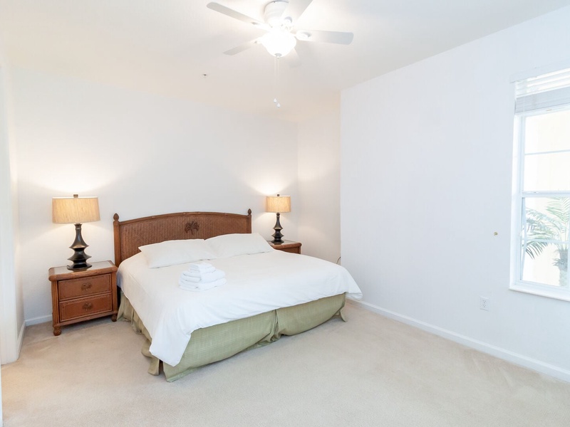 Rest in our High Quality beds, right after a long day in the parks!