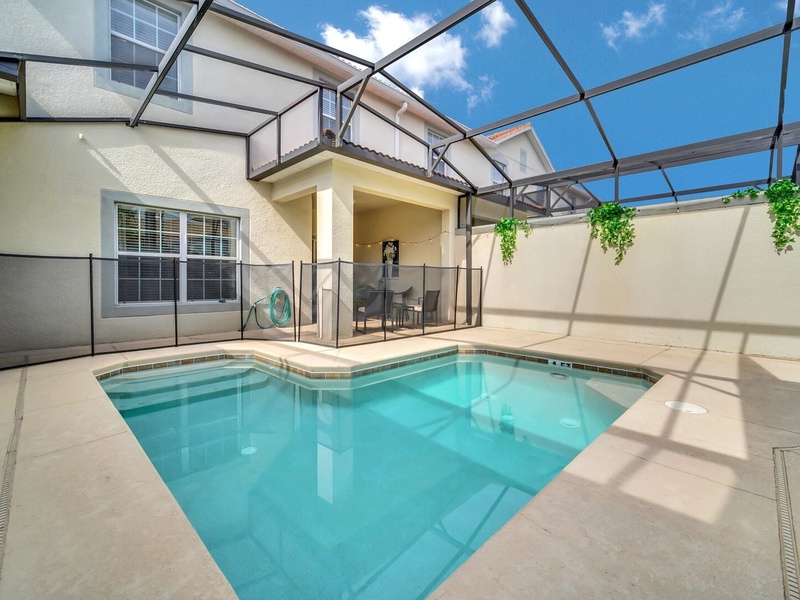 Perfect outdoor space for a refreshing dip in the pool.